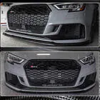 Audi A3 2012-2020 Frontstoßstangen-Lippe V5 (für RS3 Sedan 2017-2020, Carbon) Foto 4