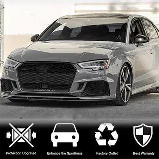 Frontstoßstangen-Lippe V5 (für RS3 Sedan 2017-2020, Carbon) Foto 3