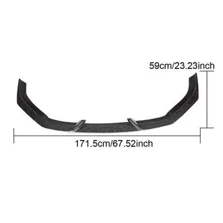 Frontstoßstangen-Lippenspoiler V4 (für RS3 Sedan 2017-2020, Carbon) Foto 2
