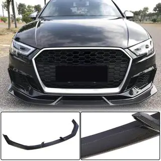 Frontstoßstangen-Lippenspoiler V4 (für RS3 Sedan 2017-2020, Carbon) Foto 3