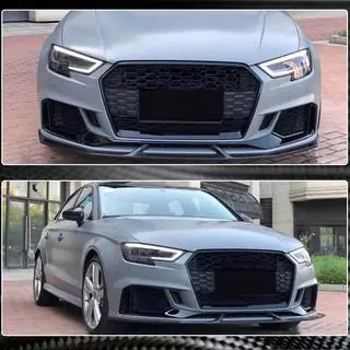 Frontstoßstangen-Aufsätze V3 (für RS3 Sedan 2017-2020, Carbon) Foto 3