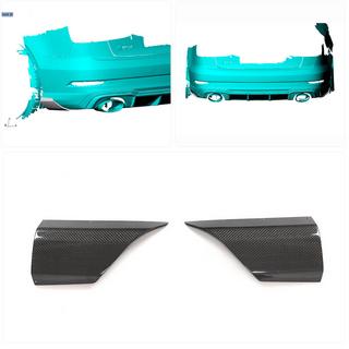 Heckstoßstangen-Flaps (für RS3 Sedan 2017-2019, Carbon) Audi A3 2012-2020 Foto 2