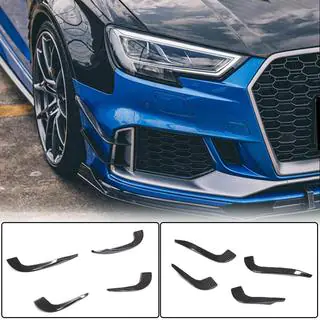 Frontstoßstangen-Lippe V2 (für RS3 Sedan 2017-2020, Carbon) Foto 1