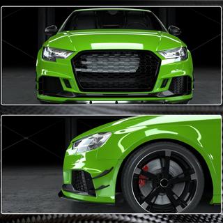 Frontstoßstangen-Lippe V2 (für RS3 Sedan 2017-2020, Carbon) Audi A3 2012-2020 Foto 4