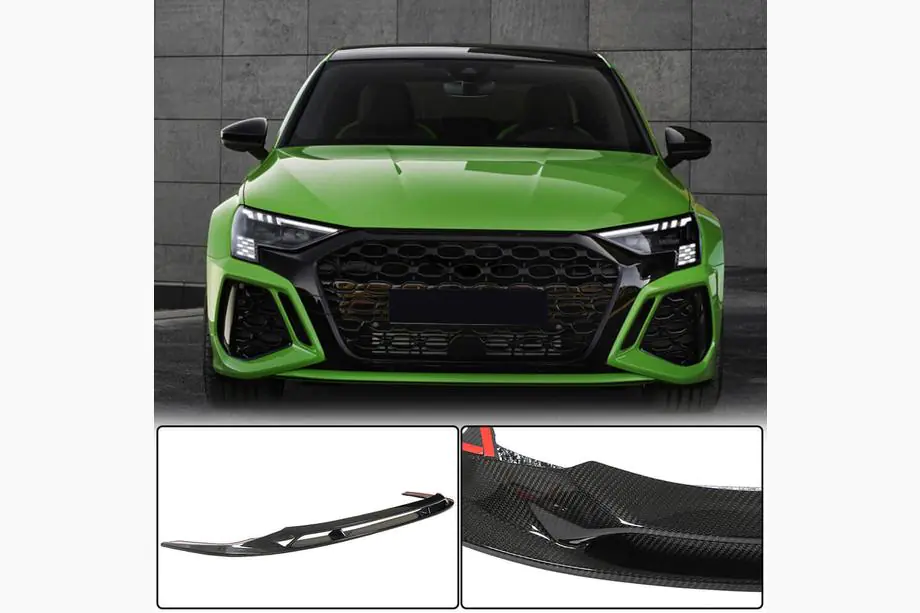 Audi A3 2020- Frontspoilerlippe (für RS Sedan, Carbon) Image