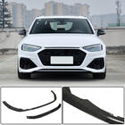 Audi A4 B9 2015-2024 Frontspoiler Lippe V2 passend für RS4 Avant 2019-2021 Carbon Foto 1