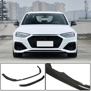 Frontspoiler Lippe V2 passend für RS4 Avant 2019-2021 Carbon Foto 1
