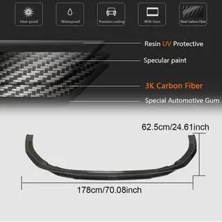 Frontspoiler Lippe V2 passend für RS4 Avant 2019-2021 Carbon Foto 4