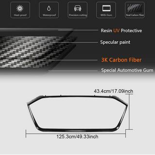 Kühlergrill Umrandung (für RS6, Carbon) Audi A6 C8 2018–2025 Foto 4
