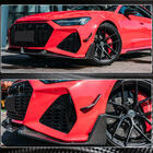 Audi A7 2018- Frontstoßstangen Lippe V2 (für RS7, Trockencarbon) Foto 4