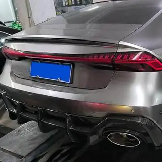 Heckdiffusor Stoßstange (für RS7 2018-2022, Trockencarbon) Foto 4