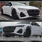 Audi A7 2018- Frontstoßstangen Lippe V1 (für RS7 2018-2022, Trockencarbon) Foto 5