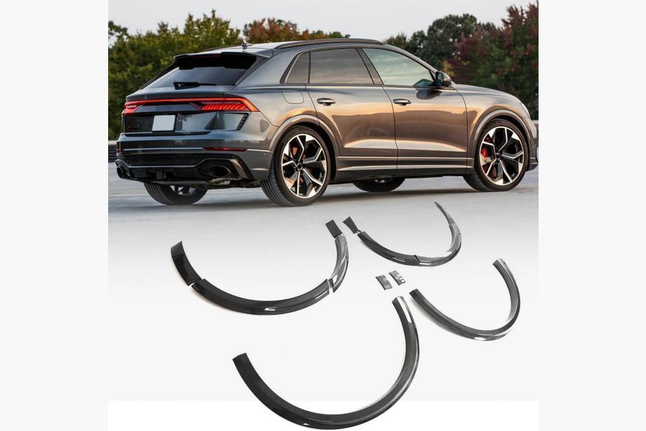Audi Q8 2018- Kotflügelverbreiterungen (2021-2024, Carbon) Foto 1