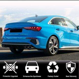 Heckstoßstangen-Diffusor V1 (für S-Line Sedan 2020-2023, Carbon) Foto 2