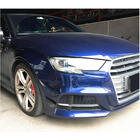Audi A3 2012-2020 Frontstoßstangen-Lippe (für S-Line Sedan 2017-2020, Carbon) Foto 3