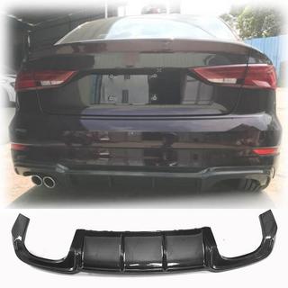 Heckstoßstangen-Diffusor V4 (für S-Line Sedan 2017-2020, Carbon) Audi A3 2012-2020 Foto 1