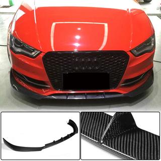 Frontlippe für die vordere Stoßstange Lip V2 (für S-Line Sedan 2012-2016, Carbon) Audi A3 2012-2020 Foto 1