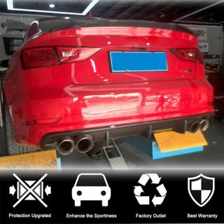 Heckstoßstangen-Diffusor V2 (für S-Line Sedan 2012-2016, Carbon) Audi A3 2012-2020 Foto 3