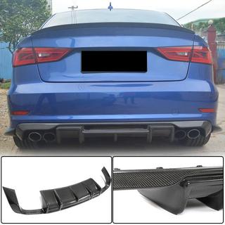 Heckstoßstangen-Diffusor V1 (für S-Line Sedan 2012-2016, Carbon) Audi A3 2012-2020 Foto 1