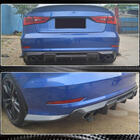 Audi A3 2012-2020 Heckstoßstangen-Flaps Flap (für S-Line Sedan 2012-2016, Carbon) Foto 3