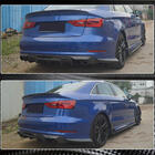 Audi A3 2012-2020 Heckstoßstangen-Flaps Flap (für S-Line Sedan 2012-2016, Carbon) Foto 4
