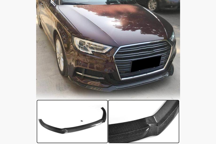 Audi A3 2012-2020 Frontspoiler Lippe V1 (für S-Line 2017-2020 HB, Carbon) Image