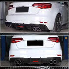 Audi A3 2012-2020 Heckdiffusor V1 für S-Line HB 2017-2020, Carbon Foto 3