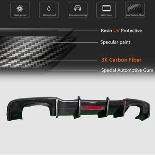 Heckdiffusor V1 für S-Line HB 2017-2020, Carbon Audi A3 2012-2020 Foto 4
