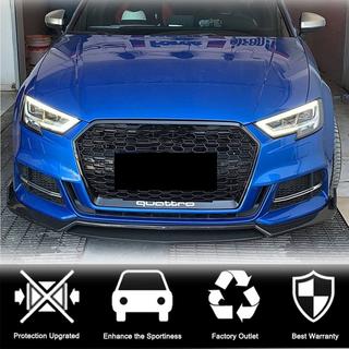 Frontstoßstangen-Lippe Lip V4 (für S-Line Sedan 2017-2020, Carbon) Audi A3 2012-2020 Foto 2