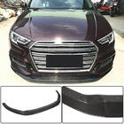 Audi A3 2012-2020 Frontstoßstangen-Lippe Lip V3 (für S-Line Sedan 2017-2020, Carbon) Foto 1