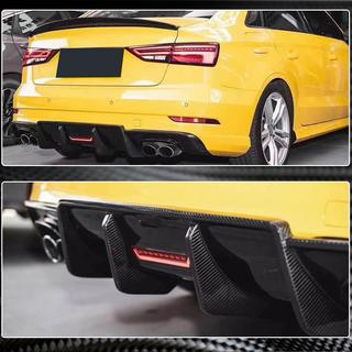 Heckdiffusor V3 für S-Line Sedan 2017-2020 (Carbon) Audi A3 2012-2020 Foto 3