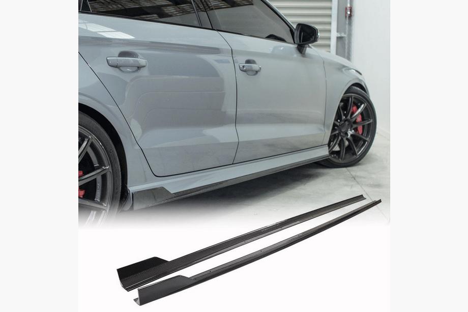 Audi A3 2012-2020 Seitenschweller V1 (für S-Line Sedan, Carbon) Image