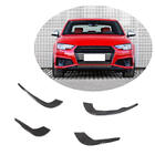 Audi A4 B9 2015-2024 Frontstoßstangen-Lippe V3 (für S-Line Sedan 2015-2019, Carbon) Foto 1