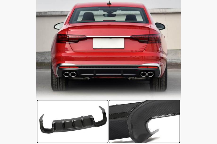 Audi A4 B10 2024- Heckdiffusor V2 (für S-Line, Carbon) Image