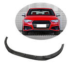 Audi A4 B9 2015-2024 Frontstoßstangen-Lippe Lip V6 (für S-Line Sedan 2015-2019, Carbon) Foto 1