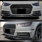 Audi A4 B9 2015-2024 Frontstoßstangen-Lippe Lip V2 (für S-Line Sedan 2015-2019, Carbon) Foto 4