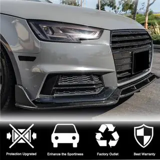 Frontstoßstangen-Lippe Lip V2 (für S-Line Sedan 2015-2019, Carbon) Foto 3
