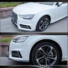 Audi A4 B9 2015-2024 Frontstoßstangen-Lippe Lip V4 (für S-Line Sedan 2015-2019, Carbon) Foto 4