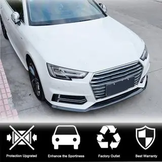 Frontstoßstangen-Lippe Lip V4 (für S-Line Sedan 2015-2019, Carbon) Foto 2