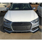 Audi A4 B9 2015-2024 Frontstoßstangen-Lippe Lip V5 (für S-Line Sedan 2015-2019, Carbon) Foto 4