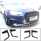 Audi A4 B9 2015-2024 Vordere Nebelscheinwerfer-Lufteinlässe (Carbon) V2 Foto 2