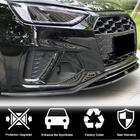 Audi A4 B9 2015-2024 Frontstoßstangen-Lippe Lip V2 (für S-Line Sedan 2019-2024, Carbon) Foto 3