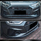 Audi A4 B9 2015-2024 Frontstoßstangen-Lippe Lip V1 (für S-Line Sedan 2019-2024, Carbon) Foto 4