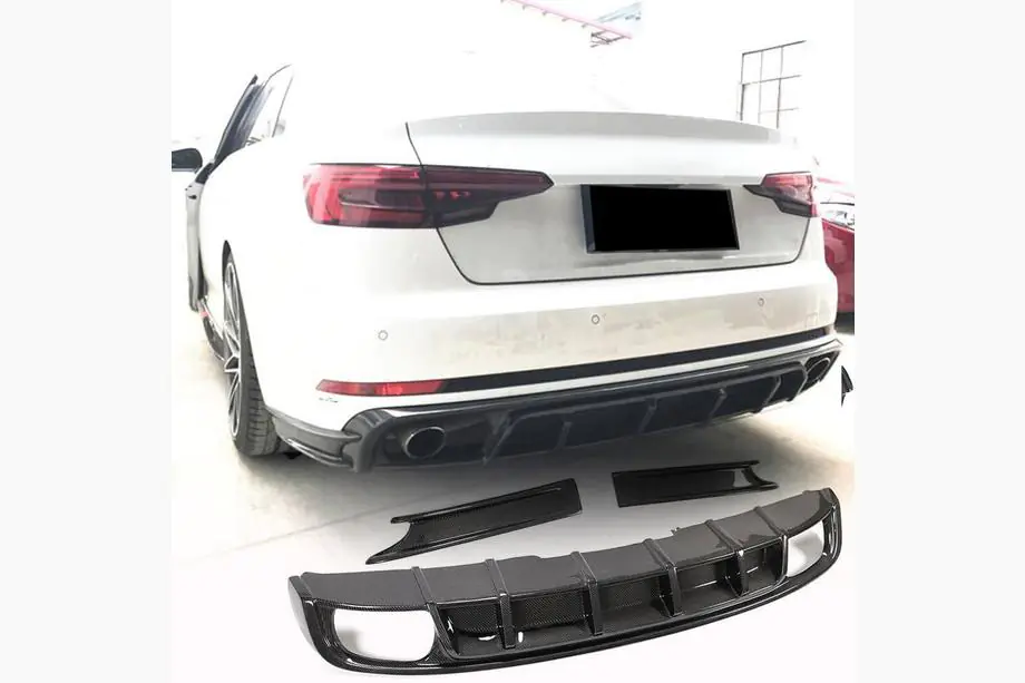 Audi A4 B9 2015-2024 Heckdiffusor (für S4 2017-2020, Carbon) Image