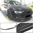 Audi A5 2007-2015 Frontstoßstange Lippe V4 Aufsatz (für S-Line 2012-2015, Carbon) Foto 1