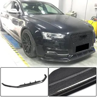 Frontstoßstange Lippe V4 Aufsatz (für S-Line 2012-2015, Carbon) Foto 1