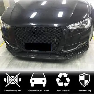 Frontstoßstange Lippe V4 Aufsatz (für S-Line 2012-2015, Carbon) Foto 2