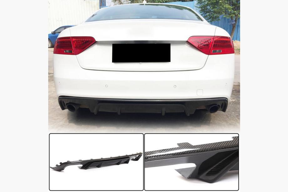 Audi A5 2007-2015 Heckdiffusor V2 (für S-Line 2012-2015, Carbon) Image