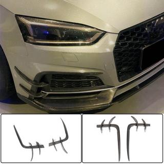 Frontstoßstangen Flap V2 Aufsätze (für S-Line 2016-2020, Carbon) Foto 1
