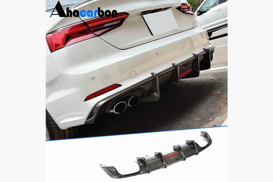 Audi A5 2016-2025 Heckdiffusor V1 (für S-Line 2016-2020, Carbon) Image